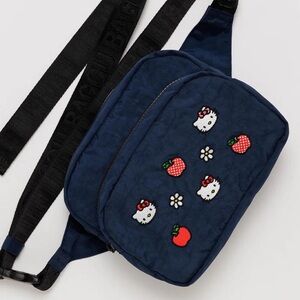 Baggu x Hello Kitty Sanrio Embroidered Fanny Pack Navy